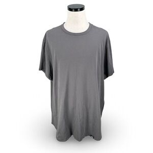 One Bone Mens Gray Short Sleeve Crew Neck Cotton Spandex T-Shirt Size 2 OB102C